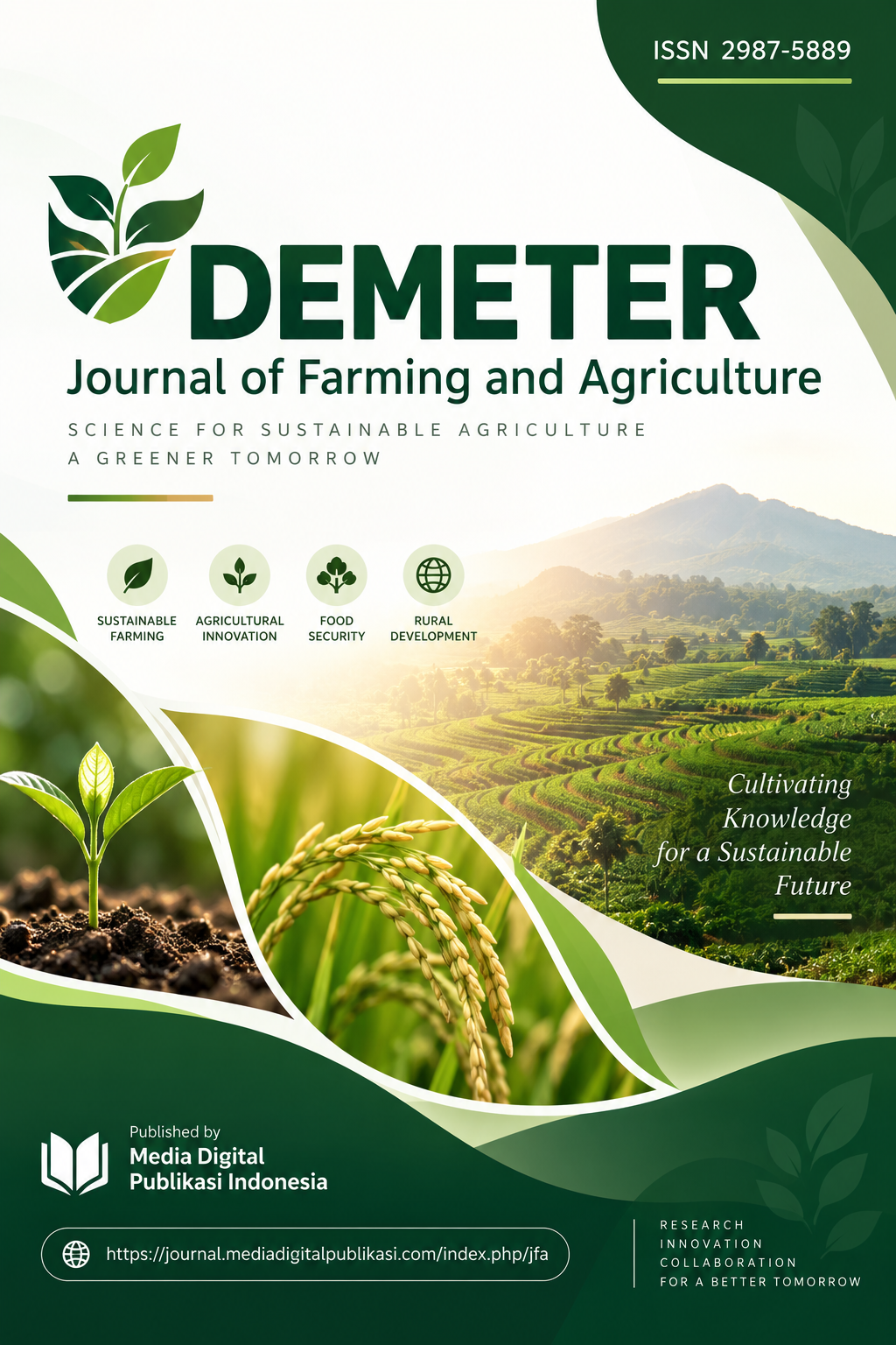 DEMETER: Journal of Farming and Agriculture Cover